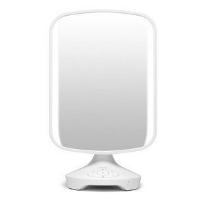 Lighted Makeup Mirror with Bluetooth Speaker and USB Charging (iCVBT3W.EXV23) - 1 of 4