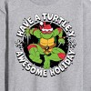 Men's - Teenage Mutant Ninja Turtles - Have A Turtley Awesome Holiday Long Sleeve Graphic T-Shirt - 2 of 4