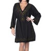 LA LEELA Women's Summer Loose Beachwear Swim Suit Vacation Swimwear Swim Suit Short Casual Bathing Suit Cover Ups - 4 of 4