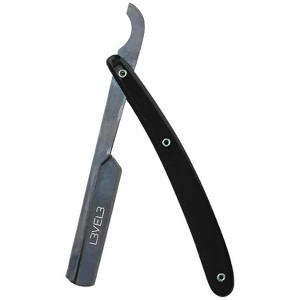 L3 - Level 3 Turkish Razor - Rust Free Straight Edge Razor (Black) - 1 of 4