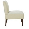 NicBex Plush Armless Accent Chair,Upholstered Living Room Chairs with Supportive Backrest and Wood Legs,Accent Chairs for Living Room - 4 of 4