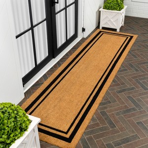 JONATHAN Y Peater Classic Casual Commercial Natural Coir Area Rug - 1 of 4