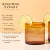 Twine Living El Ocaso Hand-Blown Tumblers, Recycled Drinking Glasses, Decorative Drinkware for Home Bars, 12 oz, Set of 2 - 2 of 4
