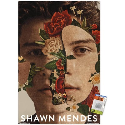 Trends International Shawn Mendes - Floral Unframed Wall Poster Prints