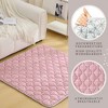 Hakuna Matte: Quilted Playmat: Pink & Dots - 50" Square - 4 of 4