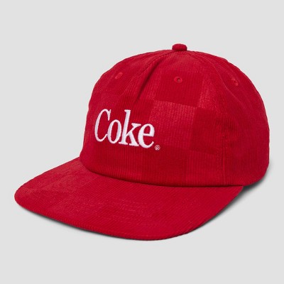 Men's Coca-cola Cotton Baseball Hat - Red : Target