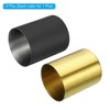 Unique Bargains Stainless Steel Large Capacity Round Office Home Pencil Holder 2 Pcs - 3 of 4