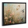 Stupell Industries Spring Meadow Birds Floating Frame Canvas Art - 2 of 4