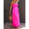 Imily Bela Summer Breeze Sleeveless Romper Strapless Smocked Bodice Flowy Wide Leg - 4 of 4