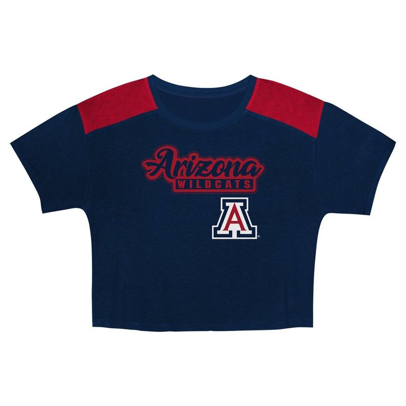 NCAA Arizona Wildcats Girls&#39; Boxy T-Shirt, 2 of 4
