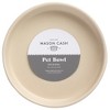 Mason Cash: Paw Print Pet Saucer - Cream - 5.2", 6.8oz - Cat Food-Water Dish - 2 of 4
