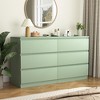 CIPACHO Modern White 6-Drawer Dresser - Roomy Double Dresser for Home - 2 of 4