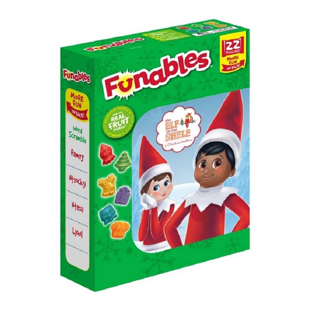 Elf on the Shelf Fruit Snacks - 17.6oz/22ct 6 Case 