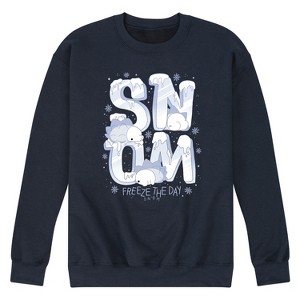 Men's - Pokémon - Snom Freeze The Day Graphic Fleece Sweatshirt - 1 of 4