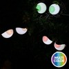 Joyfy 3 Packs Halloween Outdoor Decorations Flashing Peeping Eyes Lights with Timer for Halloween Party Outdoor Indoor Yard Lawn Garden Decoration - 4 of 4