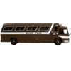 1966 GM PD4107 "Buffalo" Coach Bus U.S. Army Military Police Destination: "Fort Dix" 1/87 Diecast Model by Iconic Replicas - 2 of 4