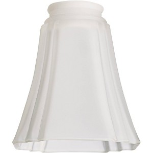 Frosted Square Deco Glass Shade 2 1/4" Fitter for Ceiling Fan Light Kit Set of 4 - 1 of 1
