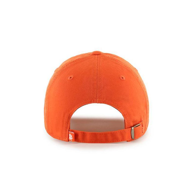 NCAA Clemson Tigers Men&#39;s Clean Up Fabric Washed Relaxed Fix Hat, 2 of 3