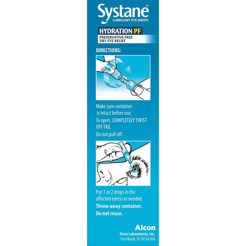 Systane Hydration PF Lubricant Eye Drops Vials - 30ct, 4 of 5