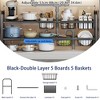 1 Set Multipurpose Expandable Cabinet Shelf Rack,Kitchen Countertop Cupboard Organizers And Pantry Storage Shelves Kitchen Under Sink Organizer - 3 of 4