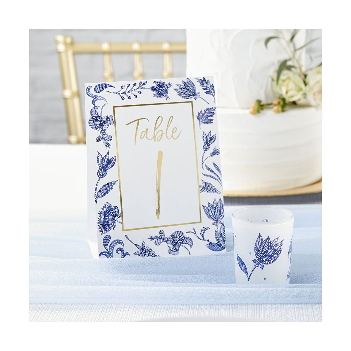 Kate Aspen Blue Willow Wedding Table Numbers (1-25) | 28537NA - thumbnail 3