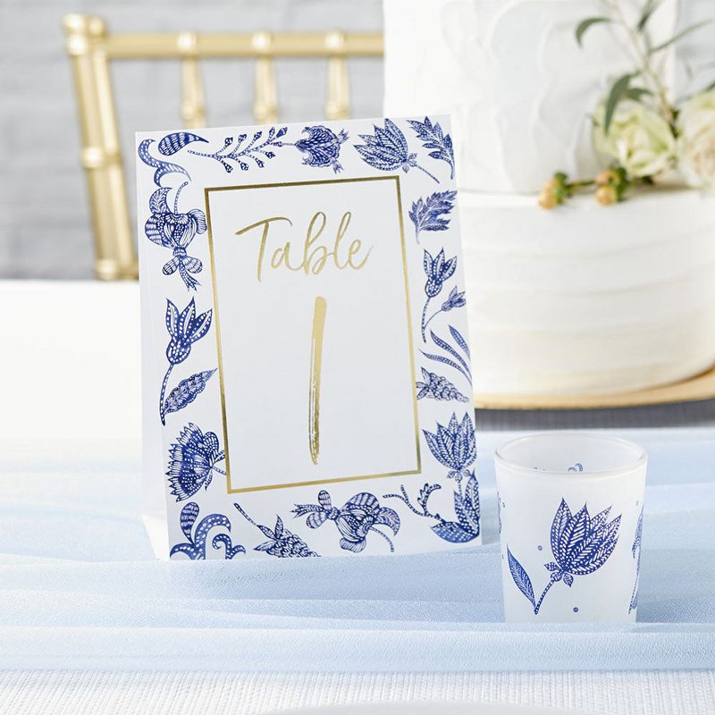 Kate Aspen Blue Willow Wedding Table Numbers (1-25) | 28537NA, 3 of 8