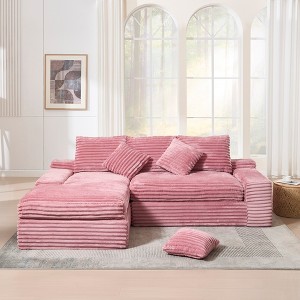 Dolonm Single Recliner Sofa: 300lb Capacity, Chenille Fabric, Ergonomic Design for Living Room/Study -6 Color - 1 of 4