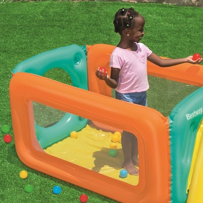 Colorful Inflatable Tunnel Ball Pit with Play Balls