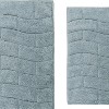Knightsbridge Stylish And Comfortable All Season Traditional New Tile Design Cotton Bath Rug 20" X 30" Light Blue - 4 of 4