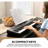 Keyboard Piano with 61 Keys, Speakers, Tablet Stand, 300 Sounds, Music Lessons for Beginners - 3 of 4
