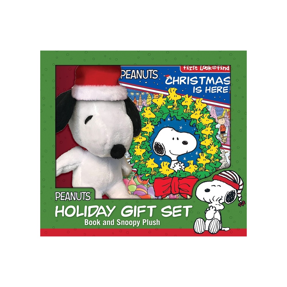 Peanuts: Christmas Is Here! Holiday Gift Set Book and Snoopy Plush - by Pi Kids (Mixed Media Product)