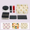 Unique Bargains Waterproof Mini Makeup Bag Multicolored 5.12"x1.97"x4.72" 3 Pcs - 2 of 4
