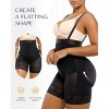 SHAPELLX Shapewear Tummy Control Fajas Colombianas Body Shaper for Women Butt Lift Bodysuit—Black 38 - 2 of 3