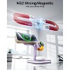HTUTWOO Charging Station, Magnetic Wireless Charger, 5 in 1 Fast Mag-Safe Wireless Charger Stand for iPhone, Apple Watch and Airpods - 3 of 4