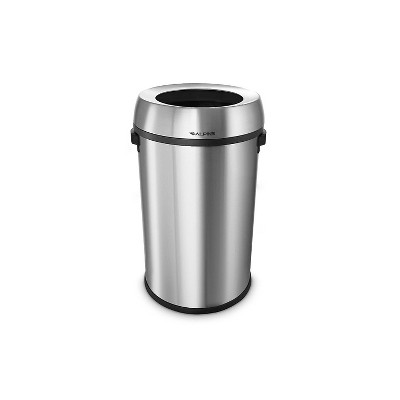 Alpine Industries Stainless Steel Rectangular Liner Open Top Commercial  Indoor Trash Can 5.3 Gallon : Target