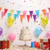 Unique Bargains Party Decoration Festive Wedding Birthday Pennant Flags Banner 50 Feet - image 4 of 4