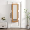 KTMBDW Mirror Jewelry Cabinet, Wall or Door Mounted Jewelry Organizer, 47.5-Inch Tall Large Capacity Cosmetic Storage, Gift Idea - 3 of 4