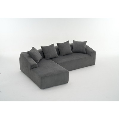 TiramisuBest LY-003 Beige White Deep Seat Compression Sofa 3 Seater with Beige for sofa