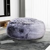 Airsurfer XXL Soft Gray Bean Bag Cozy Comfort Bean Bag Chair Relaxation Furniture for Living Room Leisure - 2 of 4