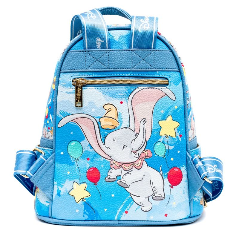 WondaPop Disney Dumbo 11" Vegan Leather Fashion Mini Backpack, 2 of 7