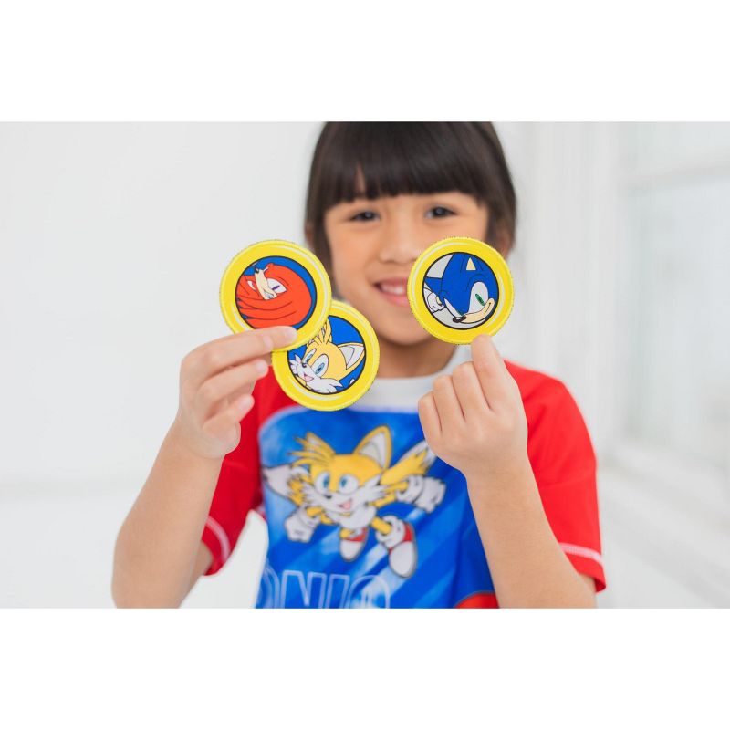 SEGA Sonic the Hedgehog Knuckles Tails Sonic The Hedgehog Rash Guard and Swim Trunks Outfit Set Little Kid to Big Kid, 2 of 8