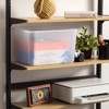 IRIS USA Plastic Modular Stackable Lidded Basket Storage Organizer Bins - 3 of 4