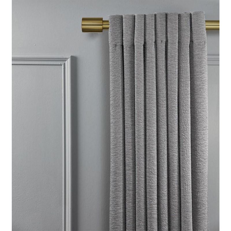 Linen Avenue Cylinder Single and Double Window Curtain Rod Set, 3 of 8