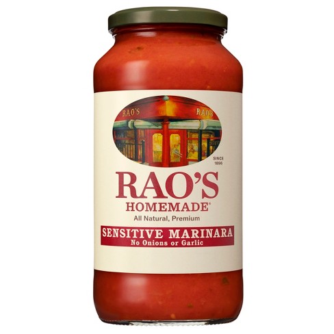 Rao's Homemade Sensitive Formula Marinara Sauce Premium Quality All Natural Tomato Sauce & Pasta Sauce Keto Friendly Carb Conscious - 24oz - image 1 of 4