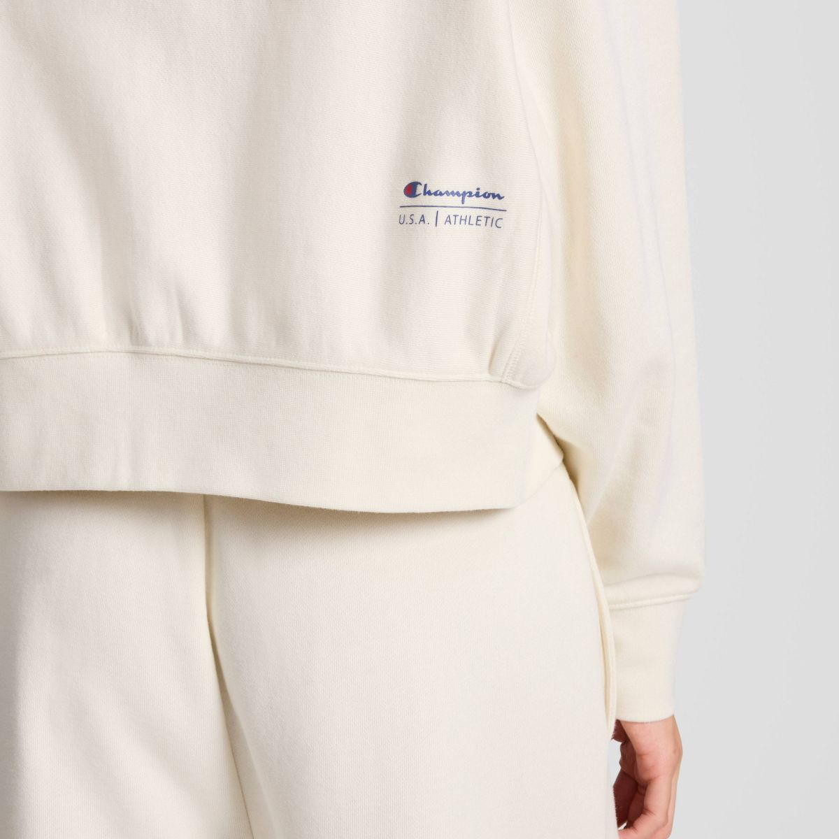 Champion Women's Cropped Hooded Fleece Zip-Up Hoodie - thumbnail 5