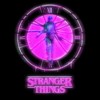 Mens Stranger Things Vecna Bright Neon Pink Badge T Shirt - 2 of 4