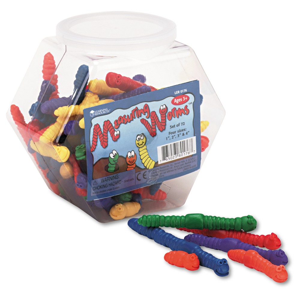 UPC 765023801767 product image for Learning Resources Measuring Worms, Math Manipulatives, for Grades Pre-K and Up | upcitemdb.com