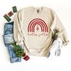 Simply Sage Market Women's Graphic Sweatshirt Holly Jolly Rainbow - 3 of 4