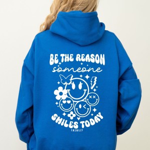 Simply Sage Market S.W.Smiley Be The Reason Someone Smiles Today Hoodie - 1 of 4