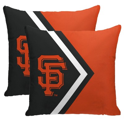 MLB San Francisco Giants Side Arrow Poly Span Throw Pillow - 2pk